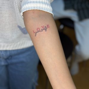 scripted Tattoo