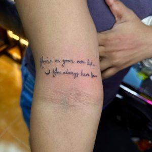 script tattoo 8